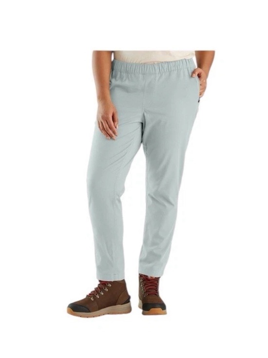Carhartt Pants - Carhartt Women's Force Relaxed Fit Ripstop Work Light Blue Pant Size Large